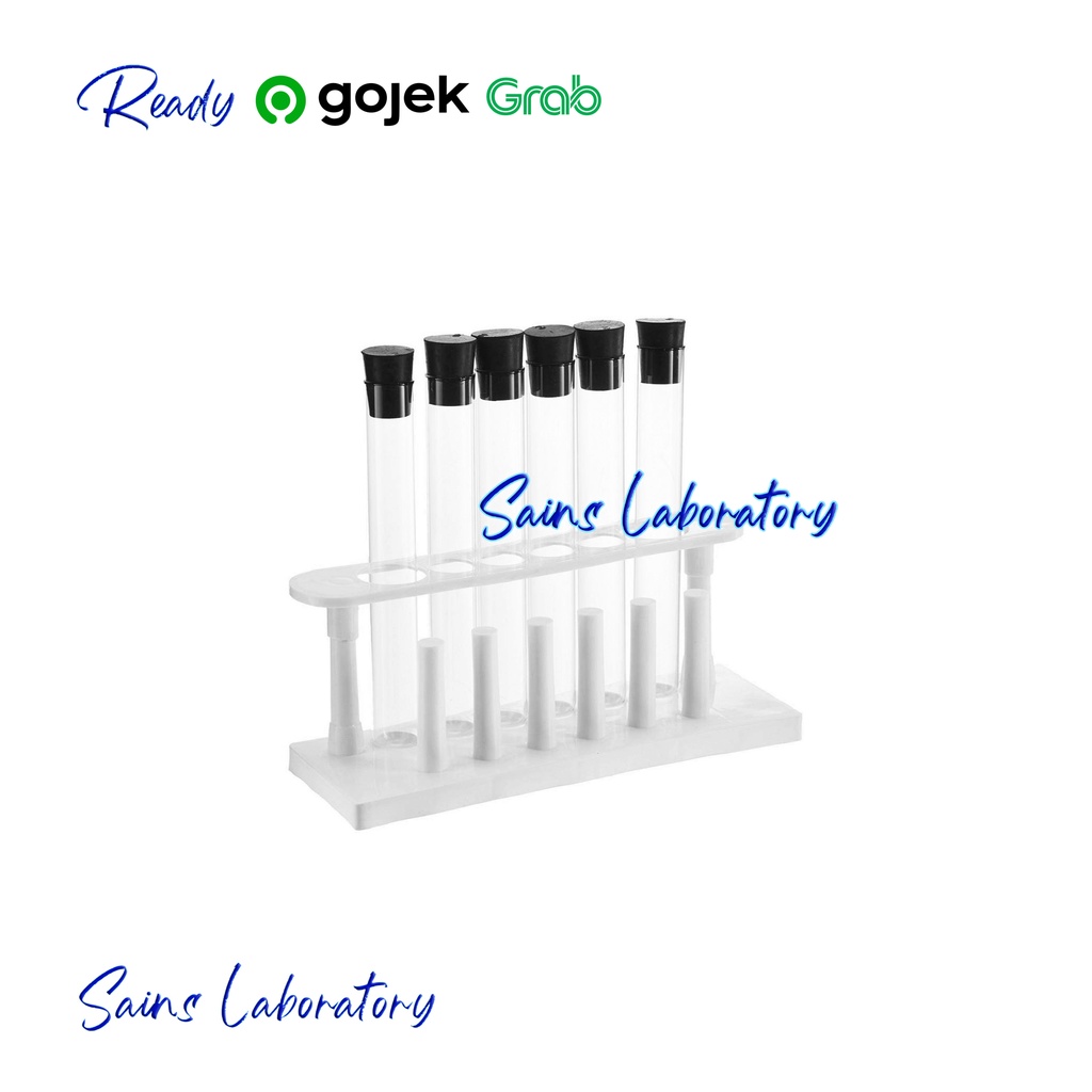 Sumbat Karet Tabung Reaksi No 0 Tanpa Lubang Sumbat Gabus Rubber Stopper Bagus Original