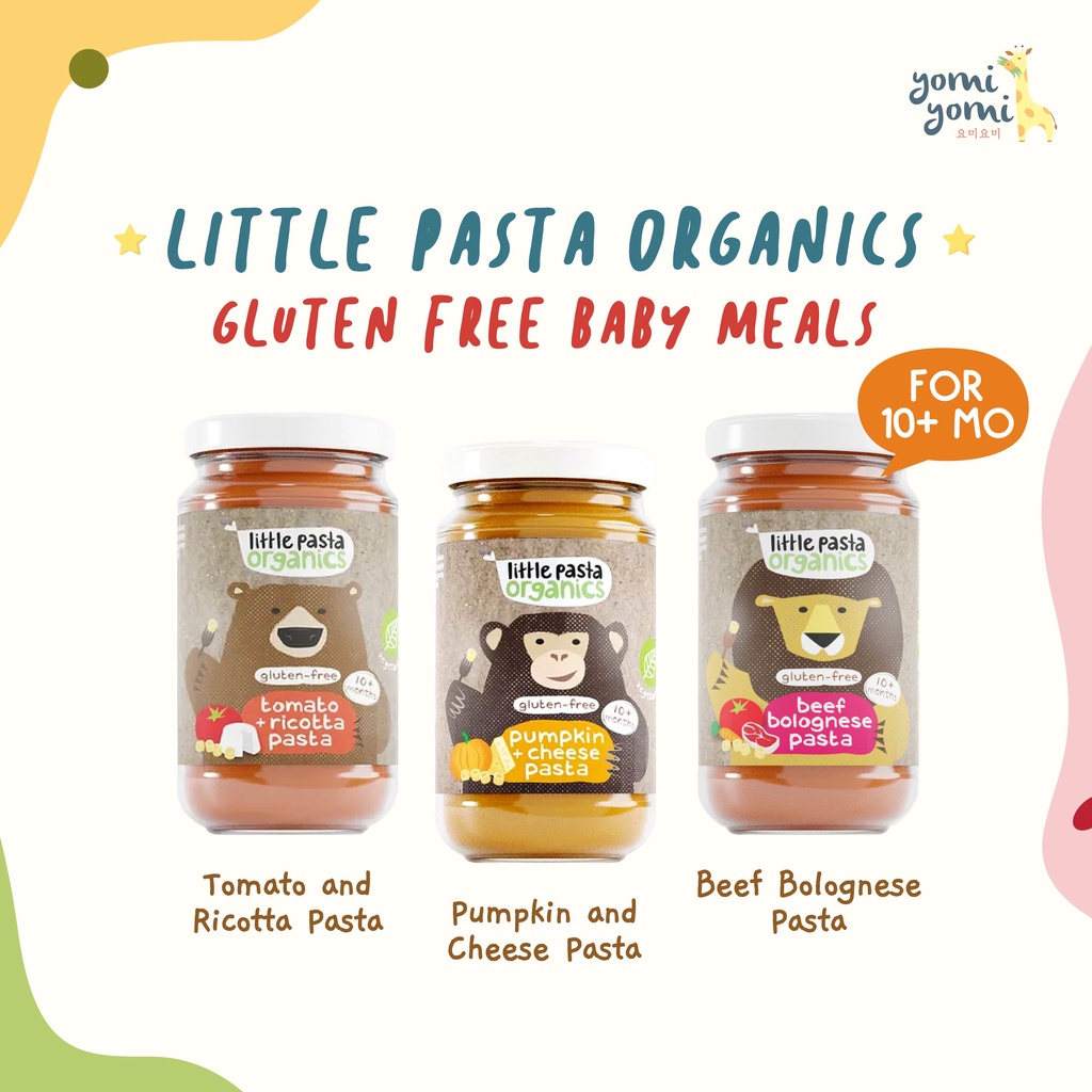 Little Pasta Organics Gluten Free Pasta Baby Meals 10+ Months