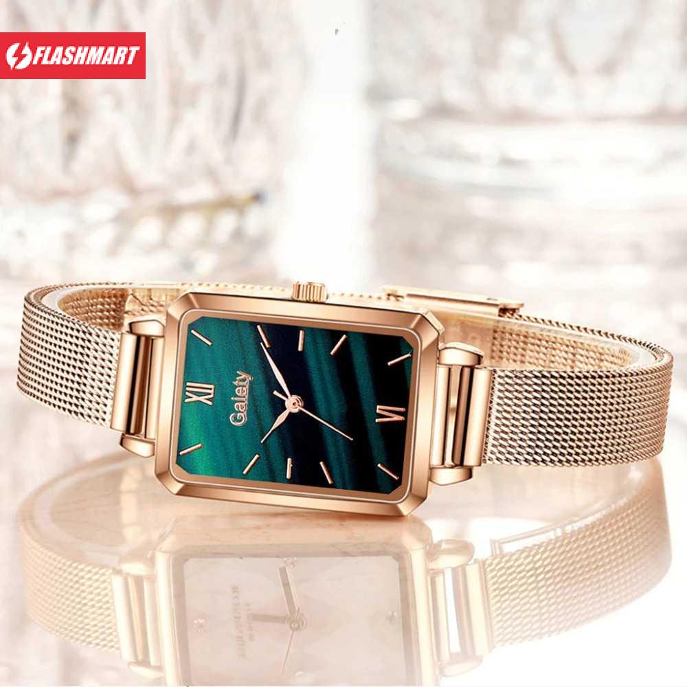 Flashmart Jam Tangan Wanita Stainless Steel with Bracelet - G5