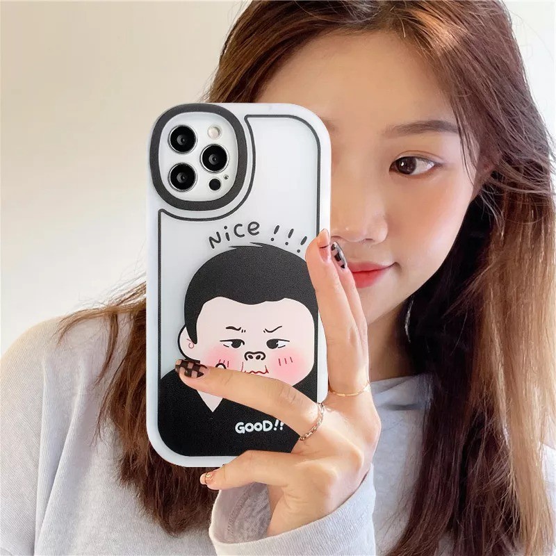 Case iPhone X XS 7 Plus 8 Plus X Casing Good Nice Little Boy And Girl Silicon Transparant Premium