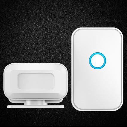 Bel toko PIR alarm sensor gerak doorbell door bell wireless CACAZI 3 in 1 bel / sensor gerak / alarm halo wellcome bel customer datang otomatis bunyi tyoe terbaru rechargebale bisa dicas cas isi ulang baterai AA AAA A2 A3