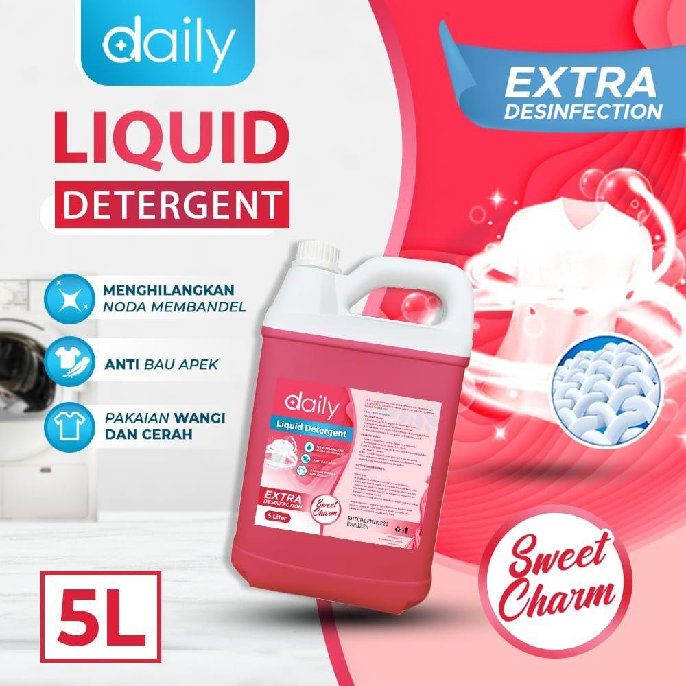 DAILY DETERGEN CAIR PREMIUM / DETERGENT LIQUID KONSENTRAT 5 LITER