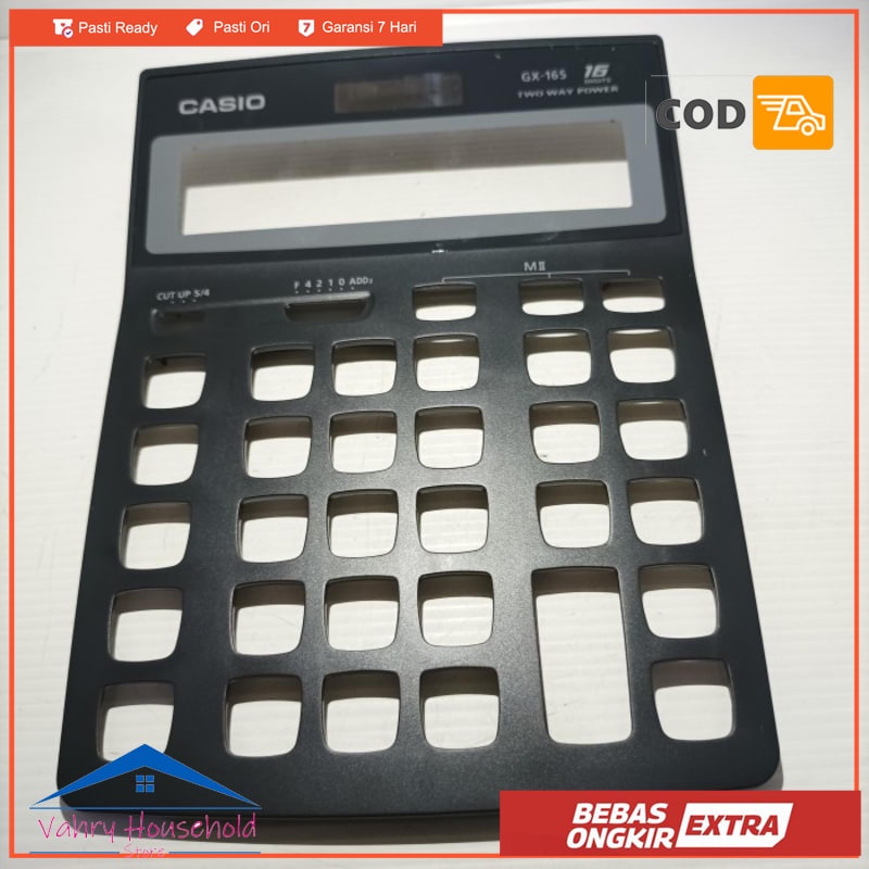 

CASING DEPAN CALCULATOR KALKULATOR CASIO GX-16S GX 16 S 16 DIGIT ORI