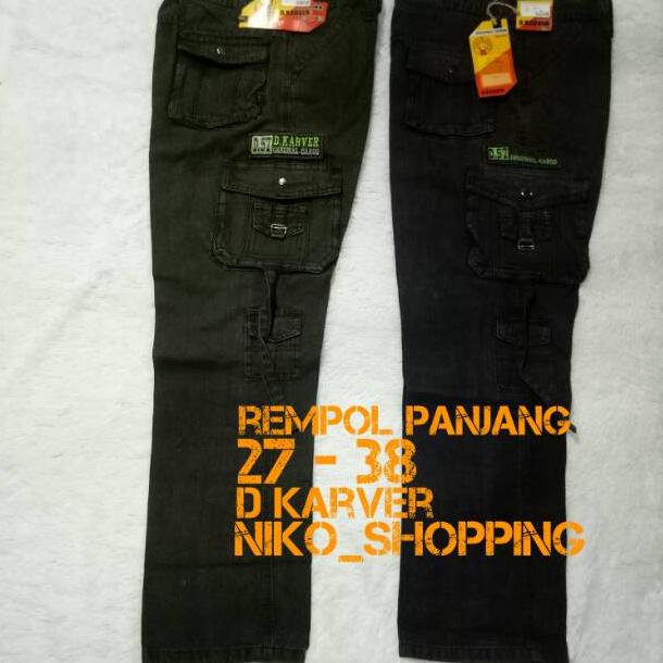 SALE TERBATAS CELANA CARGO PANJANG | D KARVER REMPOL SIZE 27-38