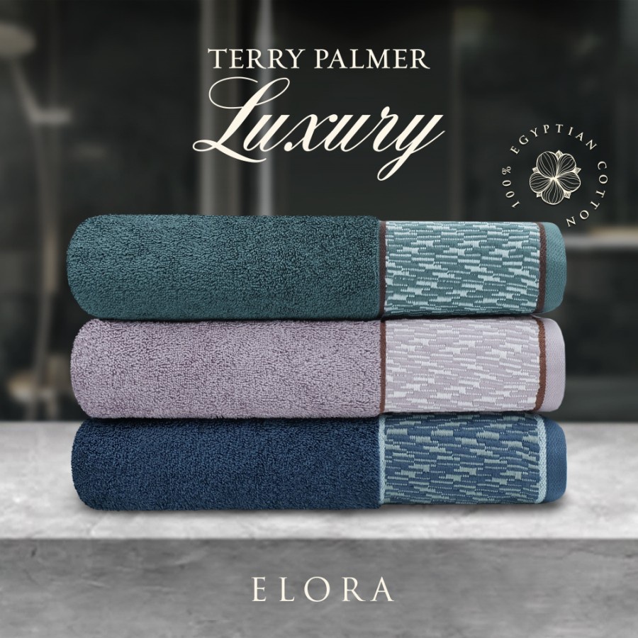 HANDUK MANDI DEWASA TERRY PALMER LUXURY EGYPTIAN ELORA 70 x 140 CM SERAP AIR ORIGINAL BY TERRY PALMER GROUP