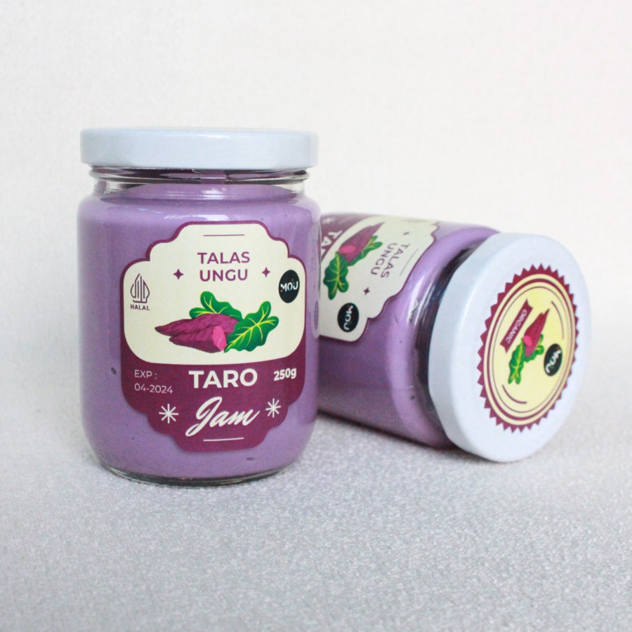 

250gr Selai Taro Jam Spread Selai Roti Talas Ungu | MOU Good Food