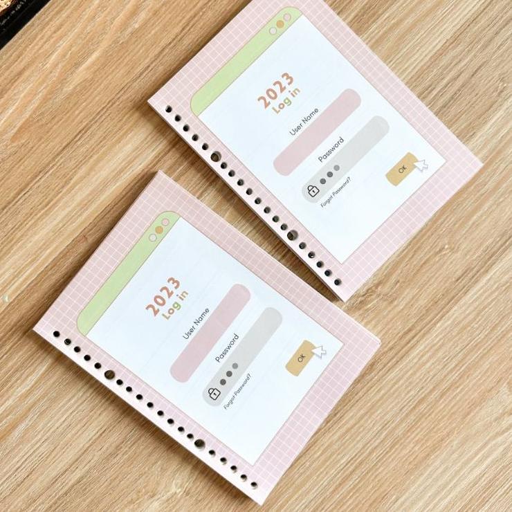

Penjualan Spesial BINDER PLANNER 2023 EDITION| A5 (PAPER ONLY) / HVS 80 GSM