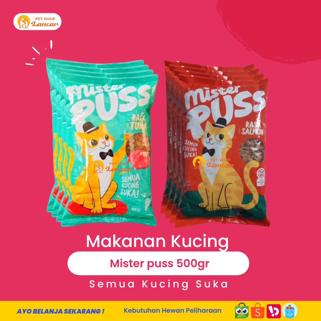 Mister Puss Makanan Kucing 500gr