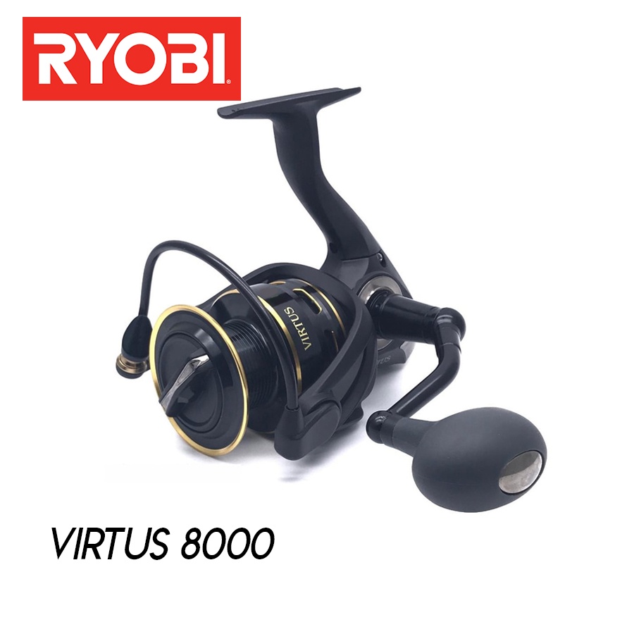 REEL PANCING RYOBI VIRTUS 8000 /FULL METAL SPOOL SPINNING POWER HANDLE