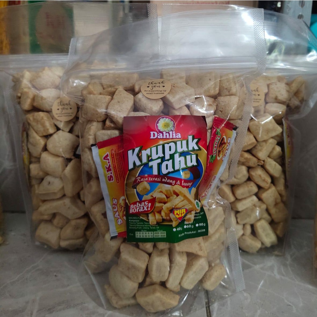 

KRUPUK TAHU KOTAK DAHLIA 150 GR