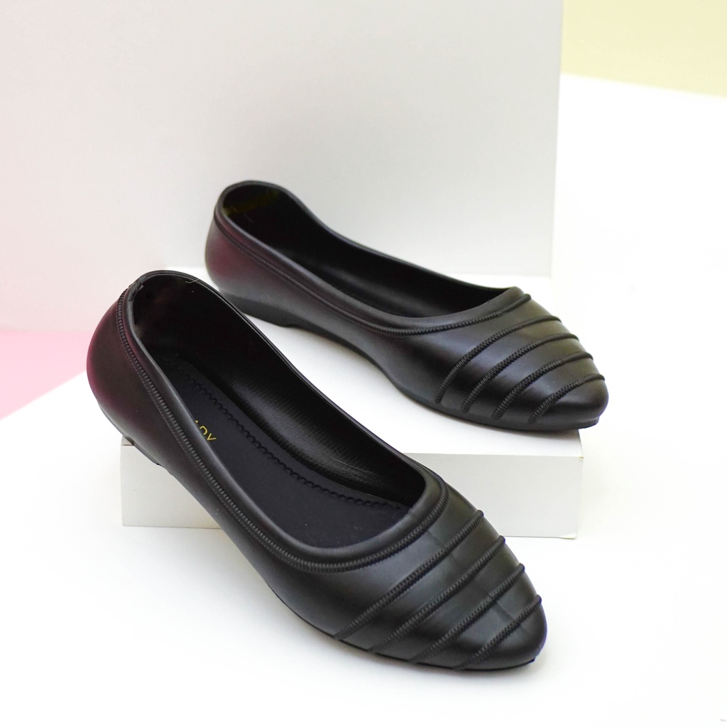 NEO - Porto Leveling Sepatu Flat Shoes Formal Casual Wanita Terbaru Nyaman Original Porto Lady