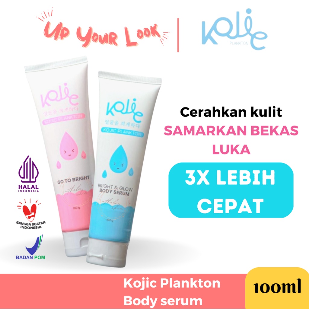 Jual Up Your Look Kojic Plankton Body serum lotion Go to bright & glow