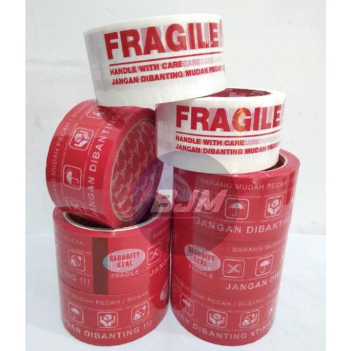 

LAKBAN ISOLASI SOLASI FRAGILE MERAH JANGAN DIBANTING 300 YARD STRONG PROMO
