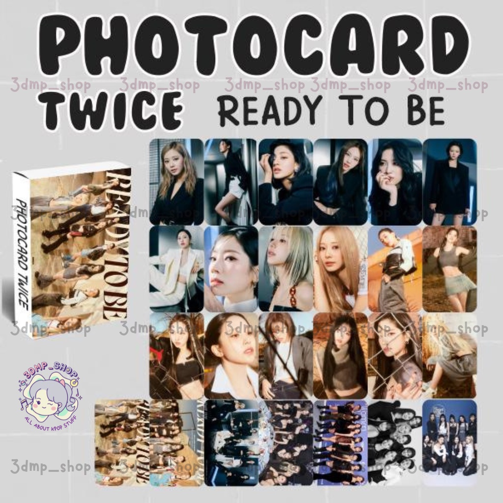 [25 lembar] Photocard Lomocard photo lomo card Twice Hare Hare Ready to be Fancy More and more yes or yes formula of love between 1&amp;2