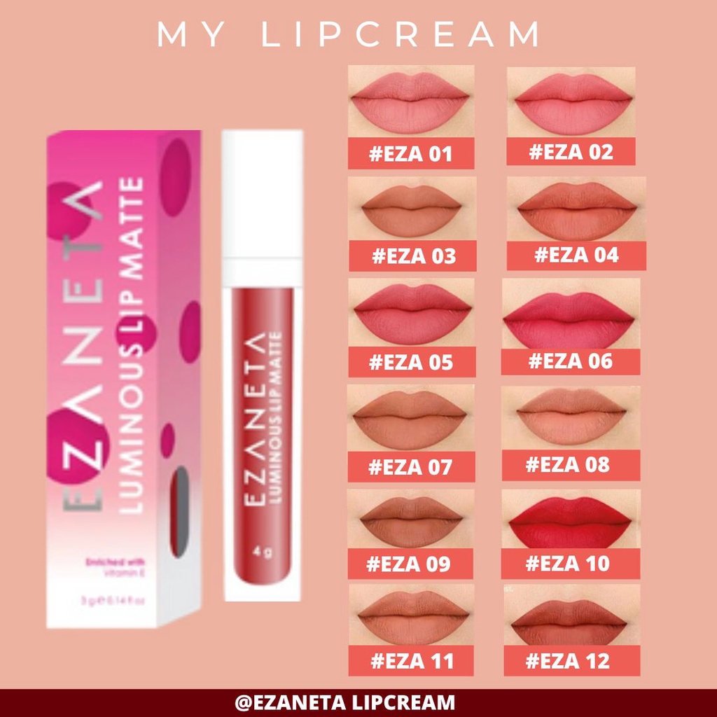 ❤ MEMEY ❤ EZANETA Luminous Matte Lip Cream