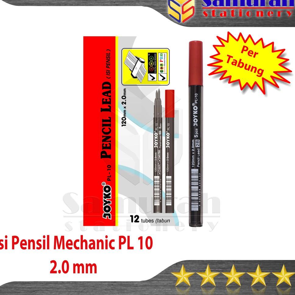 

TERLARIS BRANDS FESTIVAL isi Pensil Mekanik Joyko PL 10 2.0 mm Perlusin / Mechanical Pencil lead PL-10 / isi Pensil Cetek Besar 1 pak isi 12 Tube murah