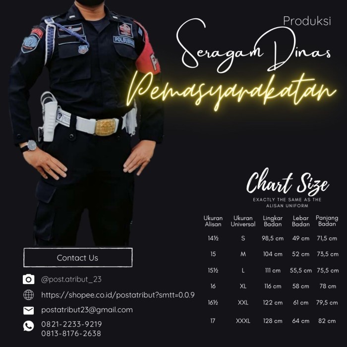 Terlaris Satu Stel Seragam Pdl Lapas Malam / Pdl Malam Polsuspas / Pdl Kumham