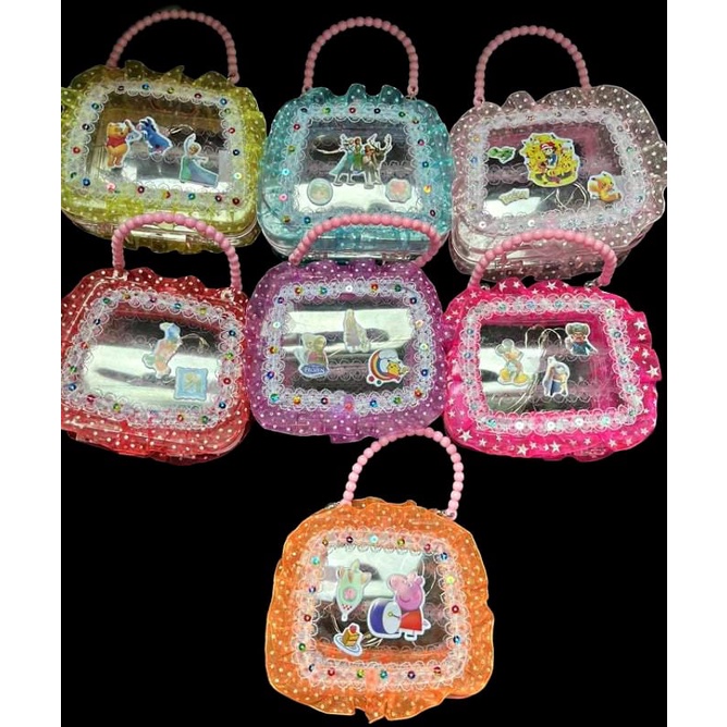 TAS tangan ANAK LED tas Bisa nyala Karakter LUCU TAS LED