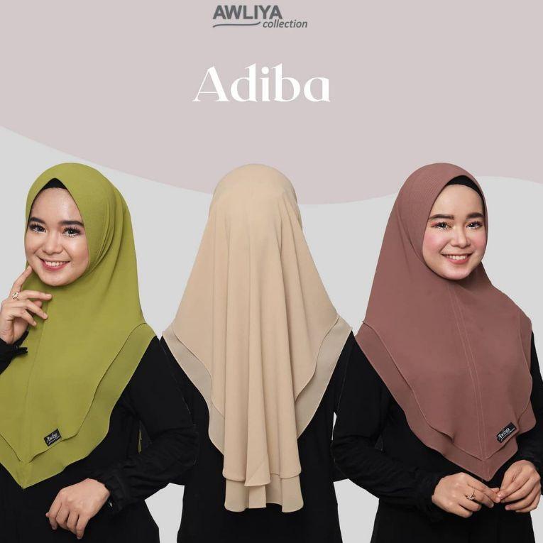 MURAH Khimar Mini ADIBA Original Awliya Hijab