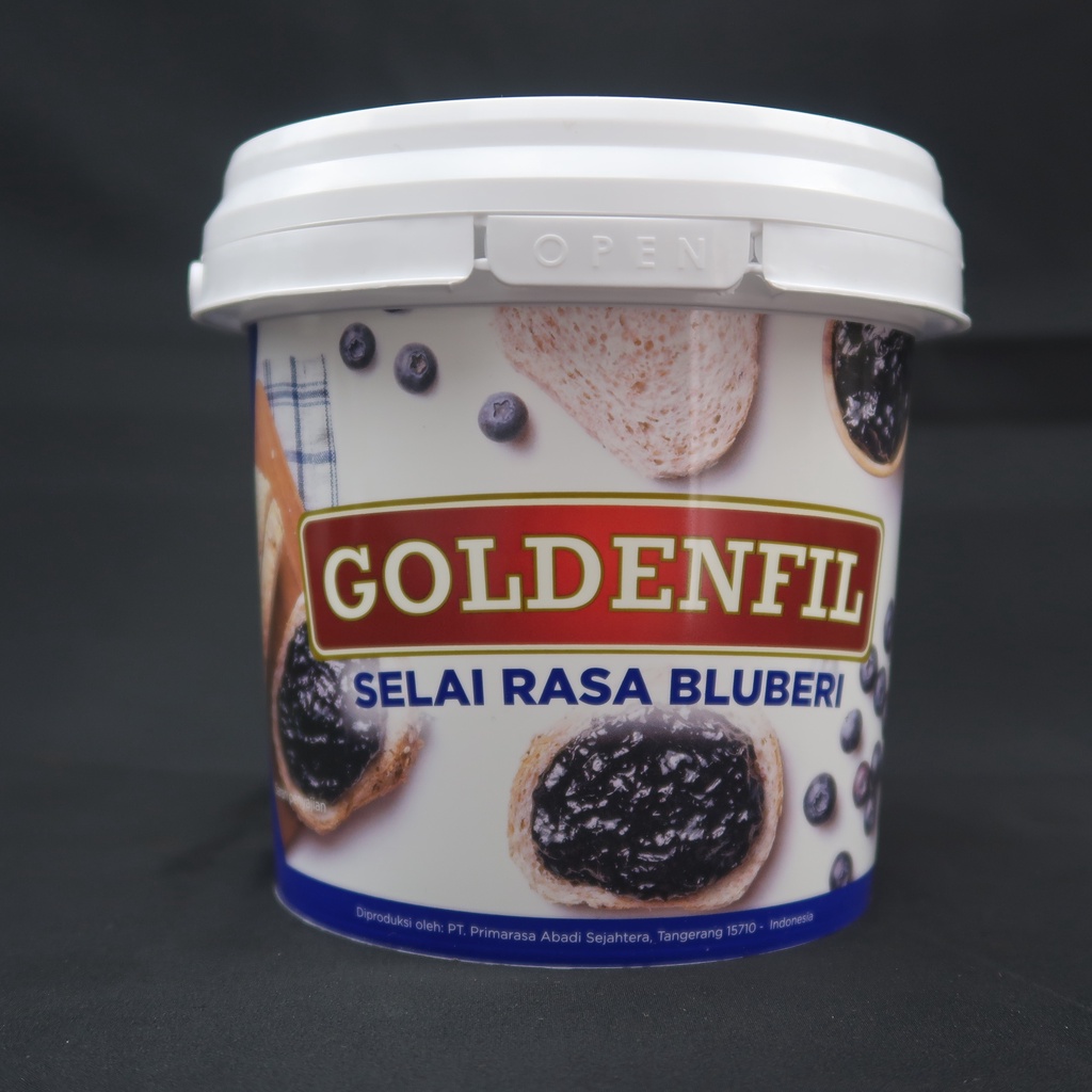 

Ay00! Goldenfil Strawberry Blueberry Fruit Jam 1 Kg / Selai Stroberi Bluberi