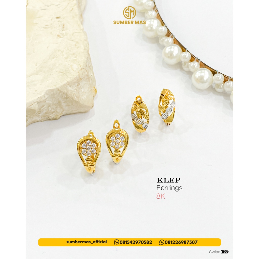 FASHION KLEP &amp; PLAT EARINGS