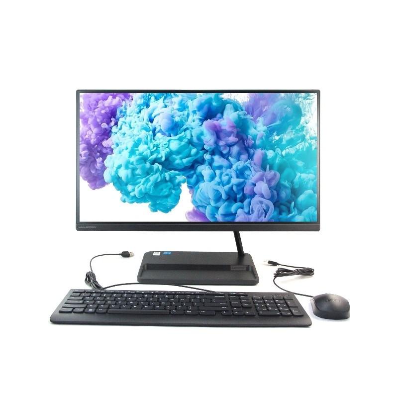 LENOVO IDEACENTRE AIO 3 24ITL6-67ID - CORE I3-1115G4 - RAM 4 GB - SSD 512 GB - 23.8&quot; IPS FHD - WINDOWS 11 + OHS 2021 - GARANSI RESMI - BLACK