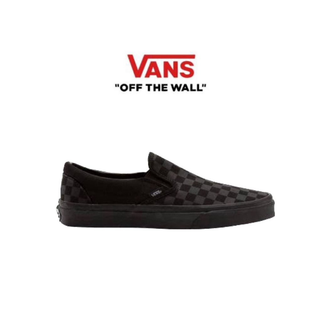 Vans Slip On Checkerboard Mono Black Original