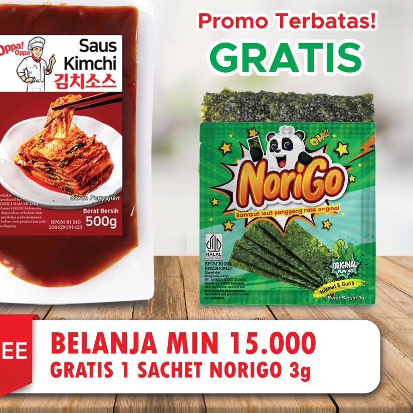 

✰ Saus Instan Saus Kimchi Korea 500g/ Sauce Kimchi Korea Saus Oppa!Oppa ☊
