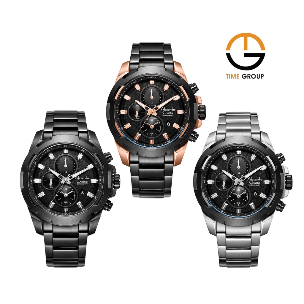JAM TANGAN PRIA ALEXANDRE CHRISTIE AC6523 MC STAINLESS STEEL