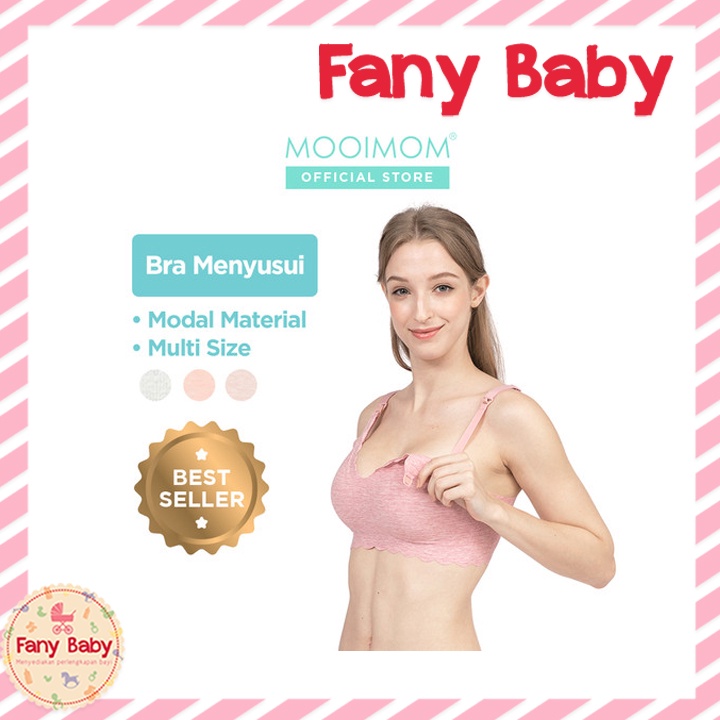 MOOIMOM MODAL SEAM-FREE MATERNITY &amp; NURSING BRA