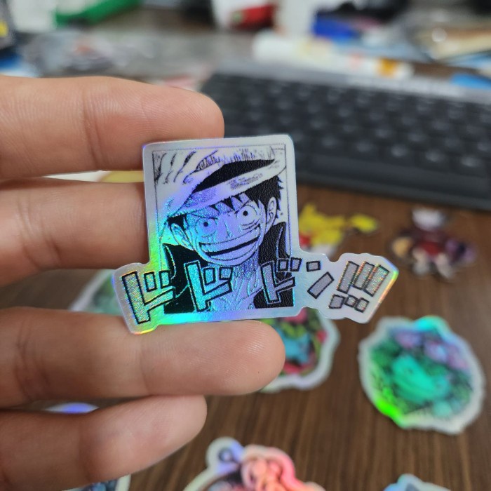 

Sticker Hologram Anime - PSH1538 - One Piece - Lufy