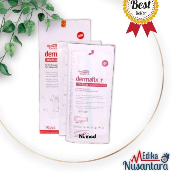 ♩ Plester Dermafix T Transparan 10x25 / Plester Luka Anti Air 10cm x 25 cm ▼