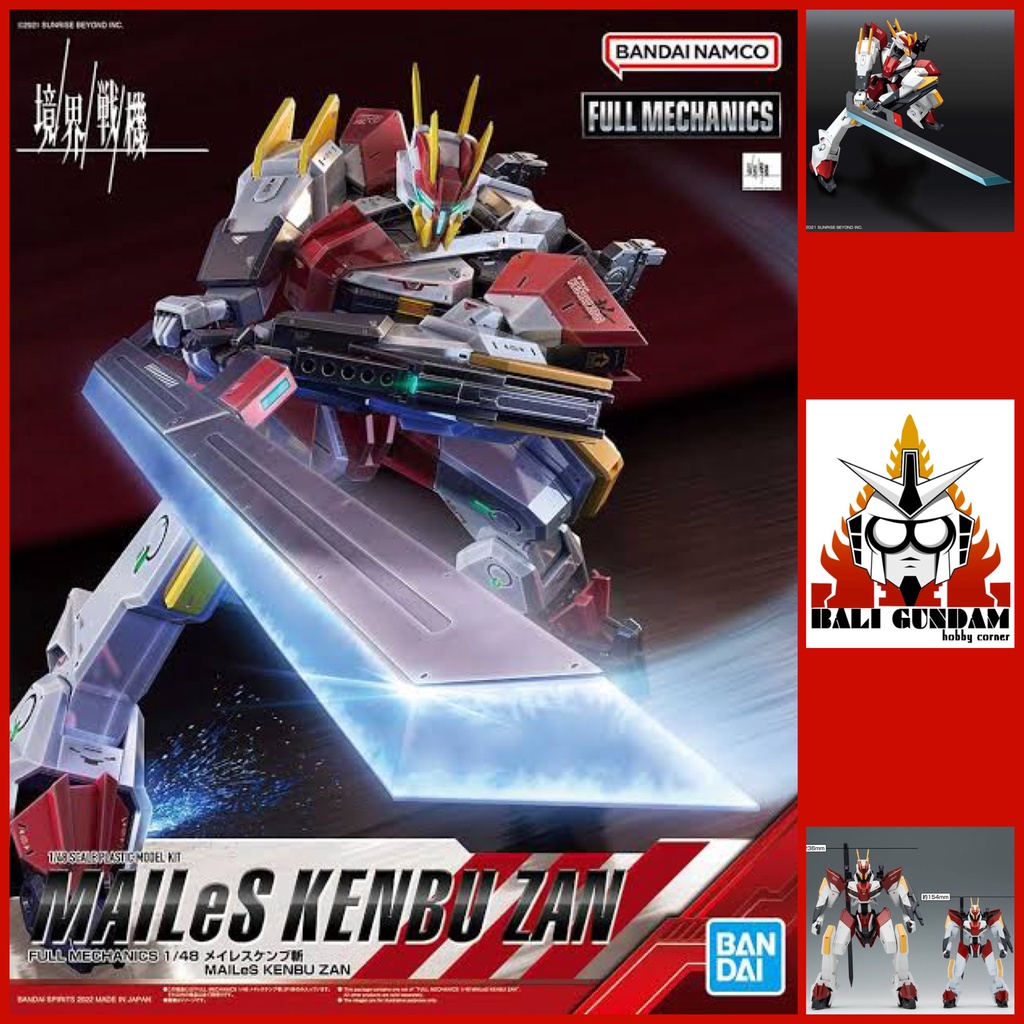 FULL MECHANICS FM KYOUKAI SENSI 1/48 MAILES KENBU ZAN Bali Gundam Hobby Corner Bandai Original
