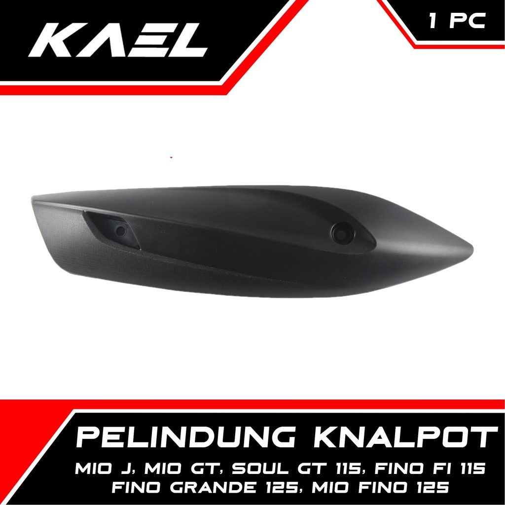 Pelindung Knalpot Yamaha Mio J-GT/Soul GT 115 Old/Fino FI 115 Lama-125 New Grande F1 Cover-Tameng-Tutup Kenalpot