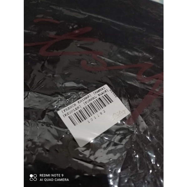 FK Rawda Ditsy Reguler Formal Black