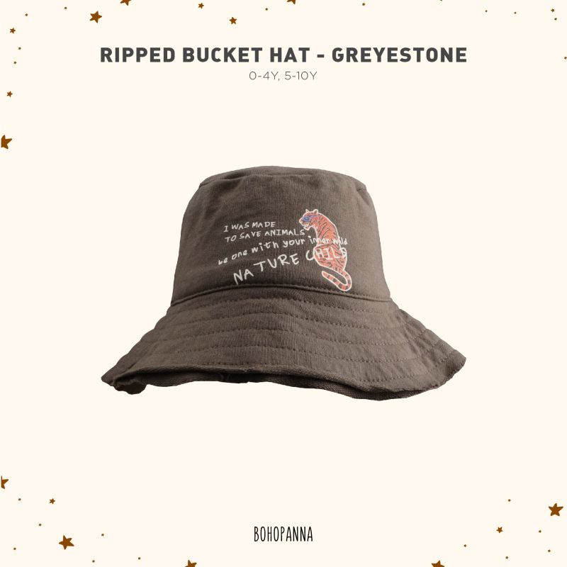 Ripped Bucket Hat B41