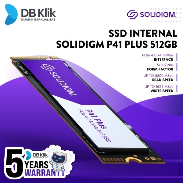 SSD Internal SOLIDIGM P41 Plus 512GB M.2 NVMe by SK HYNIX-PFKNU512GZX1