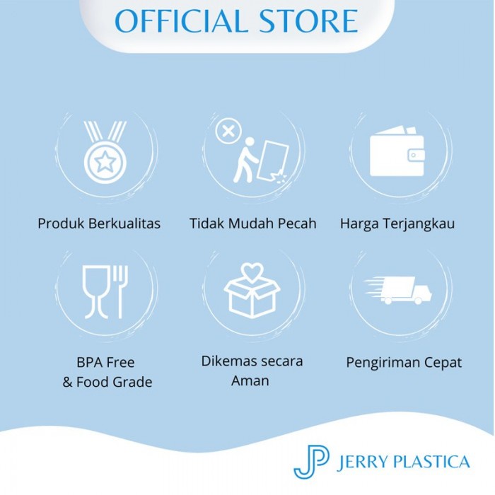 Toples Plastik Sealware Kedap Udara PREMIUM 1300ml 1400ml 5L S M L Tempat Kerupuk Rempeyek Rengginang Toples Aesthetic Serbaguna Pastel Pink Tosca Blue Jerry Plastika