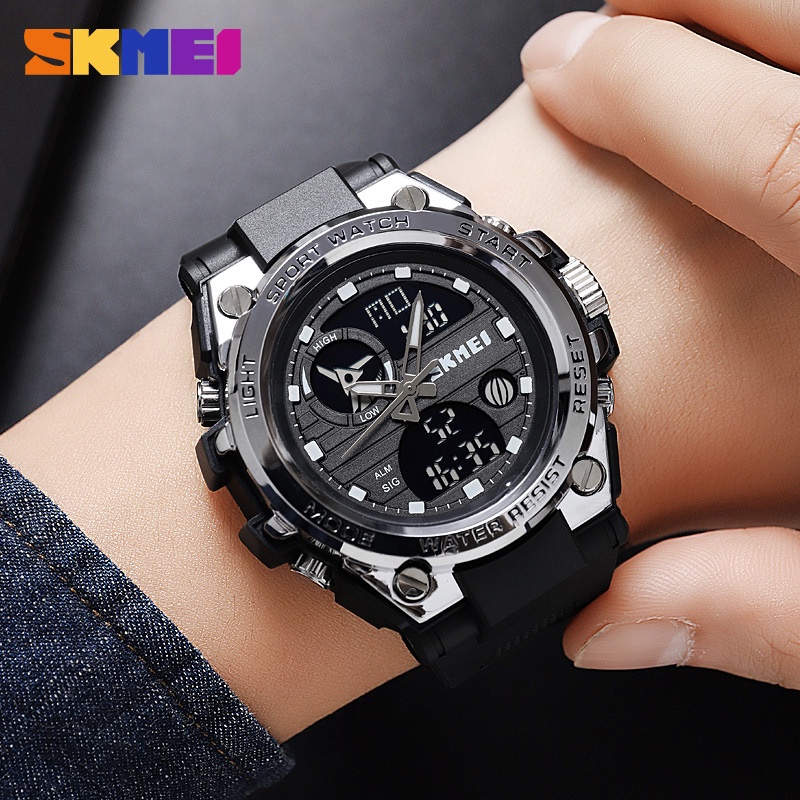 SKMEI 2031 Jam Tangan Pria Digital Analog Sport Watch Anti Air 5 Bar WATCHKITE WKOS