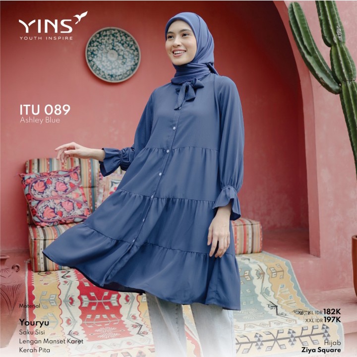 Tunik ITU 089 YINS Terbaru 2023 / Fashion Muslim Tunik