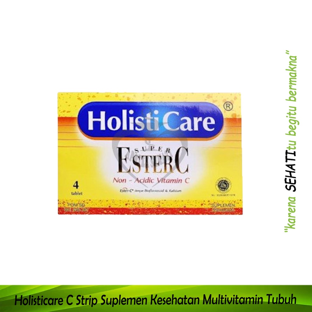 Holisticare Ester C Vitamin C 500mg Suplemen Daya Tahan Tubuh