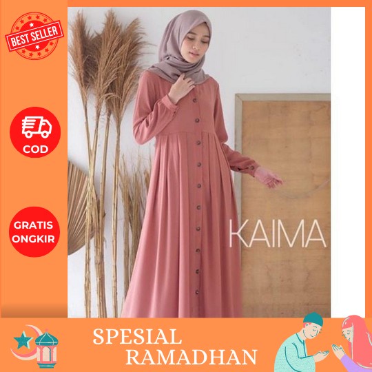 Gamis Rauna Terbaru 2023 Dress Remaja Rauna Kekinian Baju Muslim Remaja Gamis Terbaru Remaja Rgr 36 