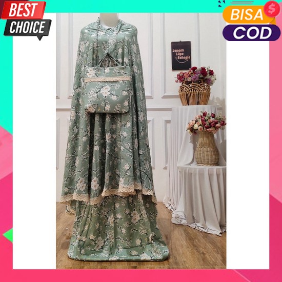 Mukena Dewasa Travelling Rukuh Kekinian Mukena Bordir Terbaru 2023 Nyaman Dipakai Remaja Lebaran Muk