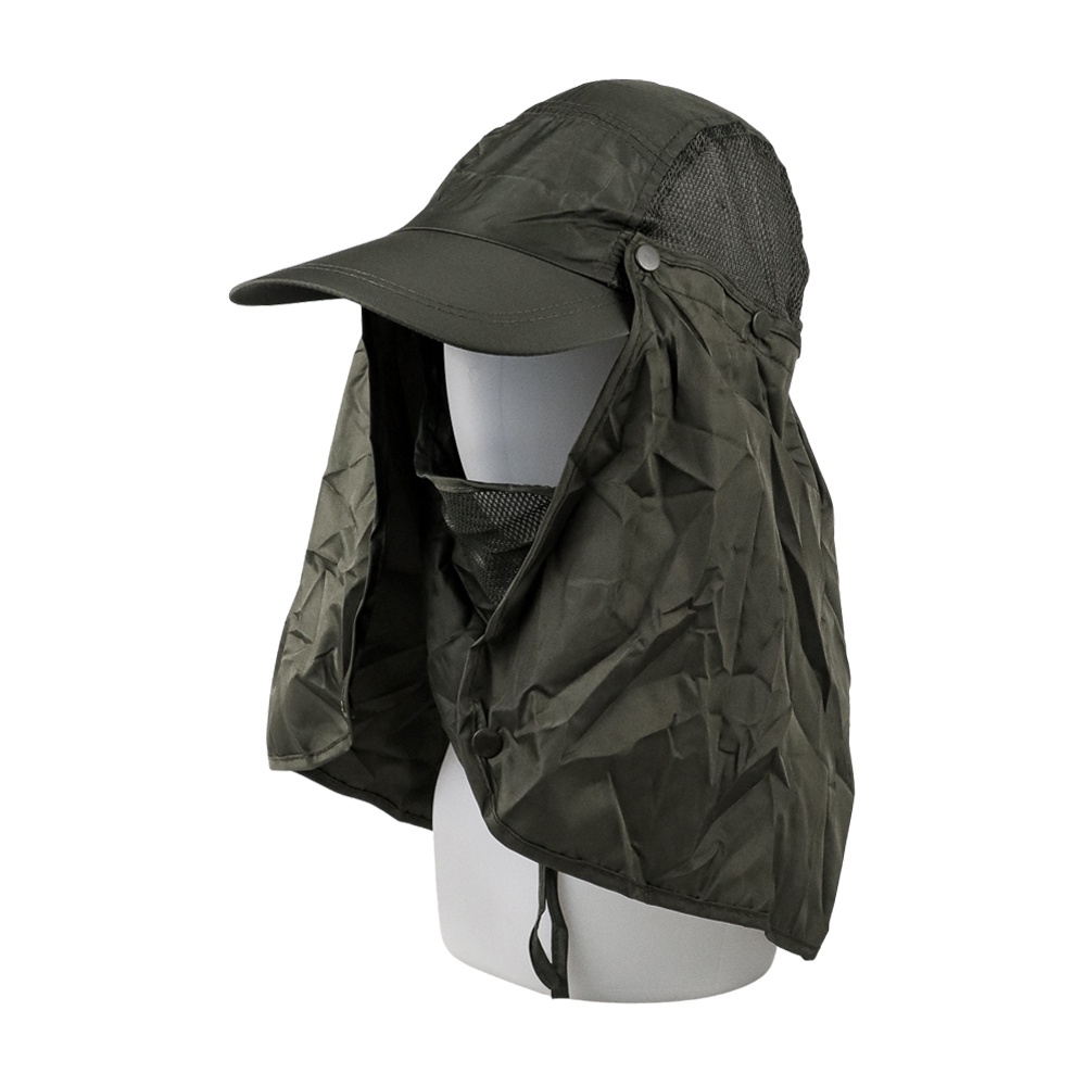 Topi Memancing Anti Matahari UV Fishing Hat - MH011 - Army Green