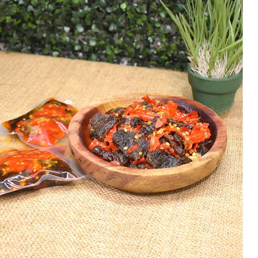 

♨ Dendeng Balado Suir / Pecah / Potongan Kecil ( PRAKTIS / EKONOMIS ) ☎