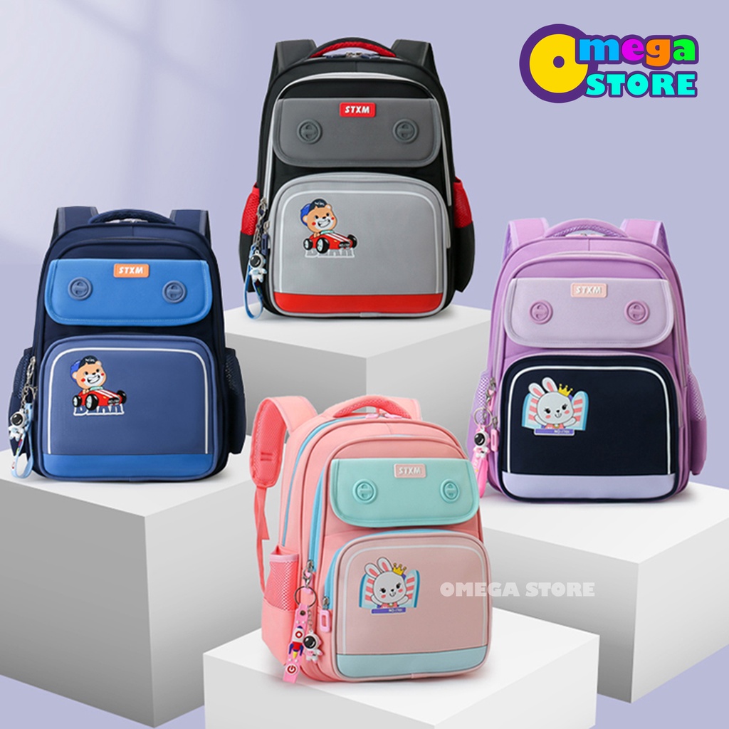 [O&amp;S] Tas Ransel Anak Sekolah Unisex Tas Punggung Karakter Lucu Backpack Remaja Tas Laptop-OS290