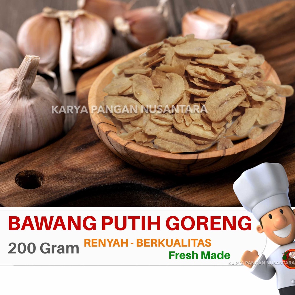 

BAWANG PUTIH GORENG BAWANG GORENG PUTIH BAWANG GORENG PACK 200GR