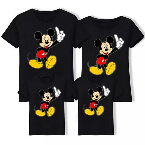 Tshirt kaos distro dewasa dan anak family couple mickey mouse a1