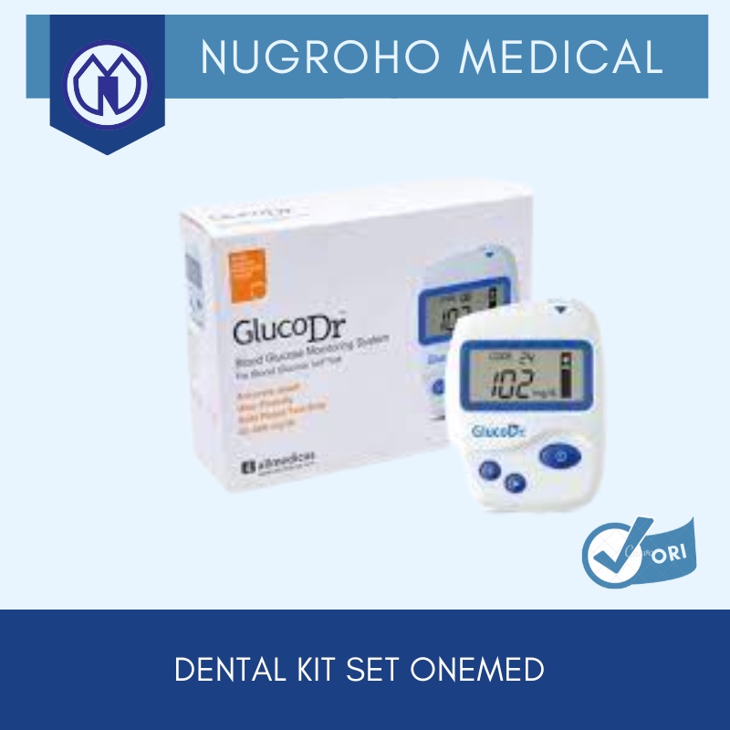 Gluco Dr Blood Glucose Test Meter Alat Ukur Kadar Gula Darah Original