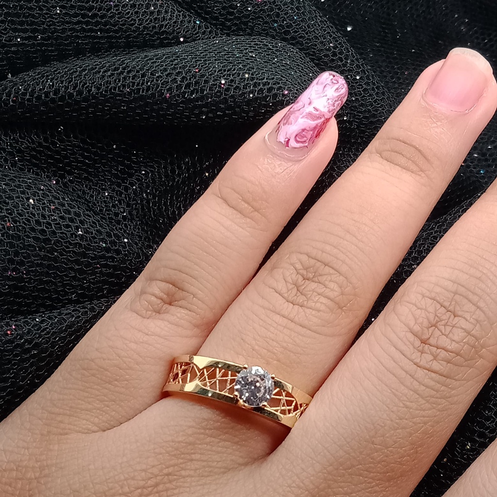 Cincin Emas 17K - 2.2 Gr Kadar 750 - 4445